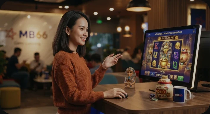 Ảnh minh họa việc lựa chọn game nổ hũ phù hợp với các thẻ bài holographic